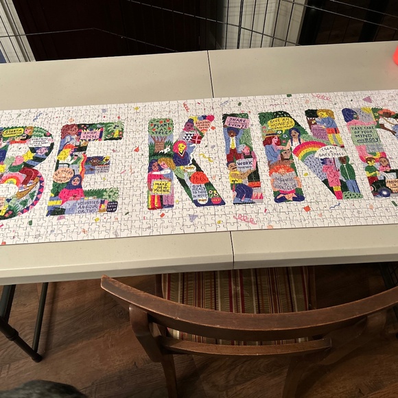 GALISON BE KIND 1000 PIECE PANORAMIC PUZZLE - Picture 1 of 3